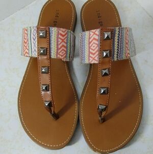 Indigo rd Multicolor flat Sandals for Women's Size (9.5)